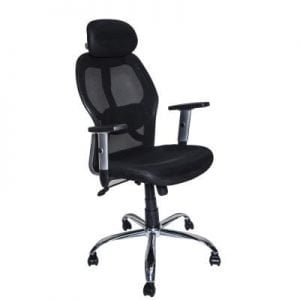 BDI TC-223 Black Leather Computer Office Chair