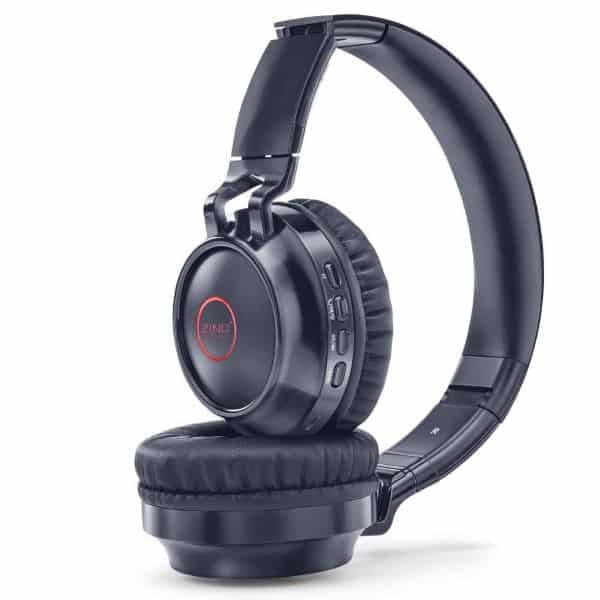 Zinq Technologies Erupt 4155 Super Bass Bluetooth On-Ear Headphones with Mic (Black)