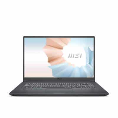 MSI Modern 15 coding and gaming laptop